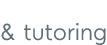 advising & tutoring